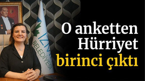 O anketten Hürriyet birinci çıktı